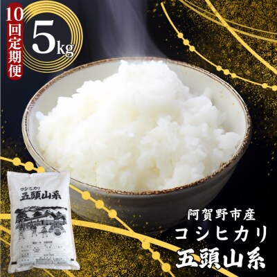 【令和7年産】【10回定期便】「米屋のこだわり阿賀野市産」コシヒカリ5kg×10回