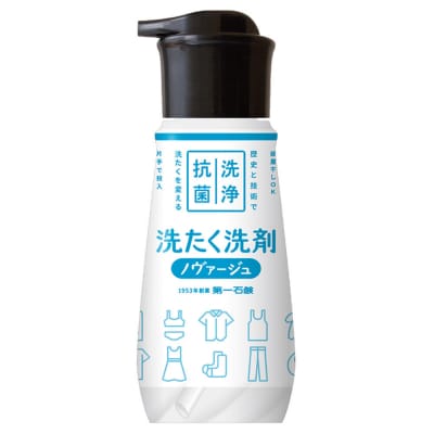 ノヴァージュ超濃縮衣料用液体洗剤 プッシュ式 本体 300g×1個|13_bsa-430101