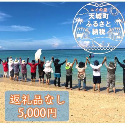 【返礼品なし】天城町 への寄付 (1口: 5,000円 )鹿児島 徳之島 天城町 寄附 応援 支援