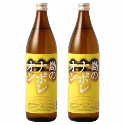 【鹿児島県天城町】奄美黒糖焼酎 島のナポレオン 900ml×6本セット 黒糖焼酎 瓶 計5.4L