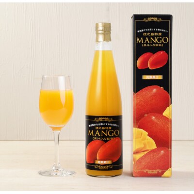 徳之島 天城町 完熟果汁 宝果樹園 マンゴードリンク 500ml×2本 果汁飲料