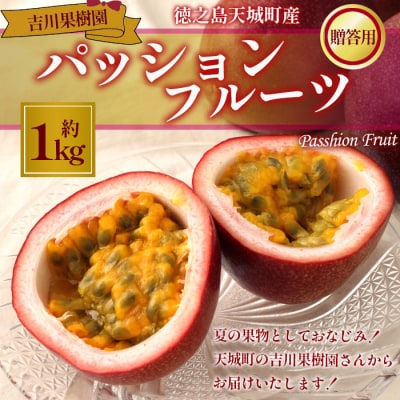 【2027年発送】徳之島 天城町 吉川果樹園 パッションフルーツ 贈答用 1kg トロピカルフルーツ