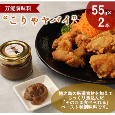 徳之島 天城町 万能調味料 ”こりゃやばい” 2本 セット ペースト 旨味 調味料 55g×2本