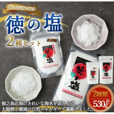 徳之島 天城町 徳の塩 2種セット 合計530g 徳の塩 徳の塩ダイヤ 塩 調味料