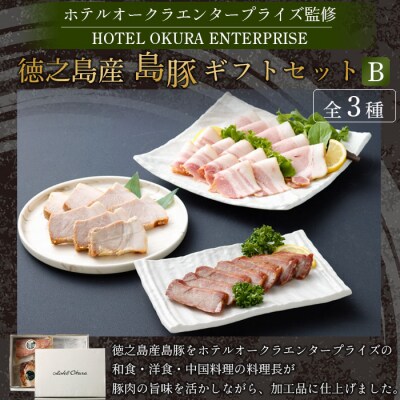 ホテルオークラエンタープライズ監修 徳之島産 島豚 ギフトセット B 3種 