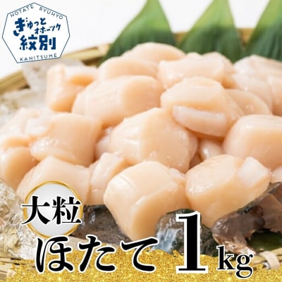 大粒!冷凍帆立貝柱500g×2(計1kg) |ほたて 大粒  ホタテ 玉冷★