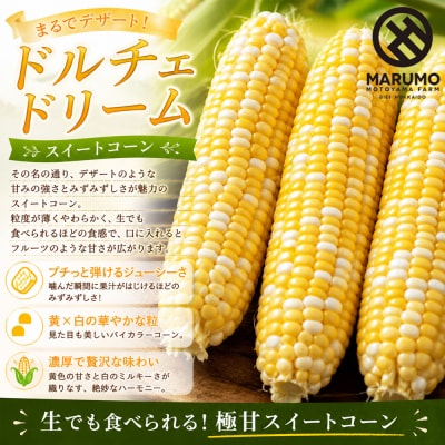 【令和9年産予約受付】とうもろこし ドルチェドリーム 10本 MARUMOスイートコーン 本山農場