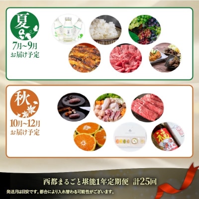 【季節の定期便】西都まるごと堪能セット(令和9年12ヶ月定期便25品)ダイヤモンドコース[3322]