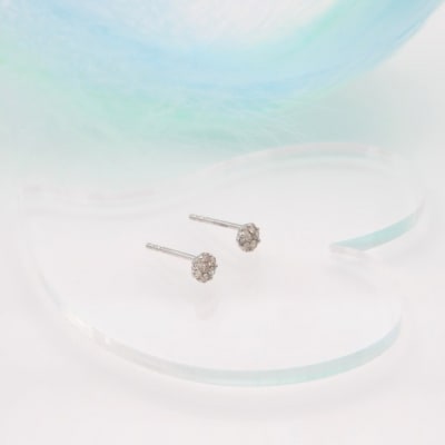 PT900 0.2ct ダイヤモンド ピアス　FFP-000343