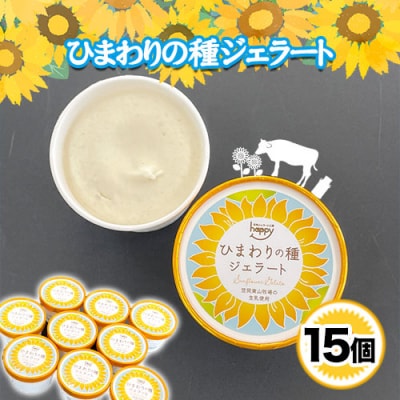 ジェラー アイス ミルク ヒマワリの種 15個セット 　H-12a　