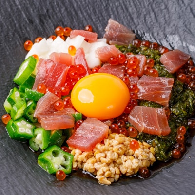 ねばとろ丼のもと200g(2～3人前)×4個セット CAS冷凍【味付】|23_ogn-230401