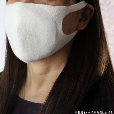 クールマックス使用くりかえし使える立体速乾ニットマスク 白・黒 各1枚|23_pln-060101a