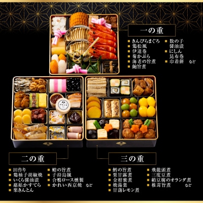 【下鴨茶寮】和おせち 三段 4人前|京都 老舗料亭 名店 人気おせち