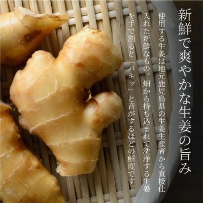 【健康習慣】生姜の佃煮・生姜酢漬け 2種 計8個