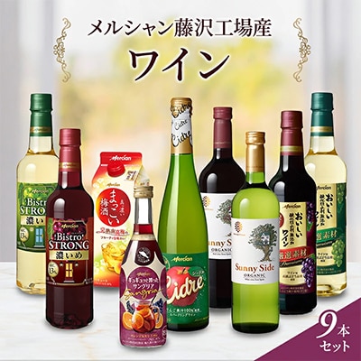 メルシャン藤沢工場醸造、お楽しみワイン　9本セット