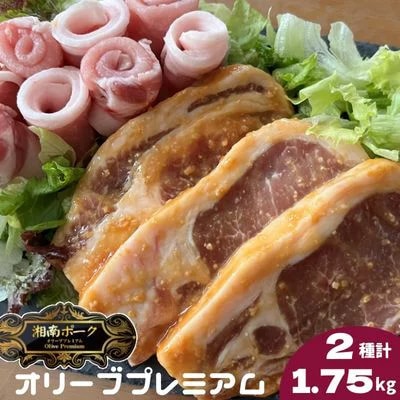 【藤沢産】　湘南ポーク　オリーブプレミアム　ローススライス3Pと味噌漬け10枚セット