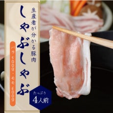 ブランド豚『みやじ豚 しゃぶしゃぶ用 セット バラ・モモ(1.1kg)』しゃぶしゃぶ肉 すき焼き 鍋