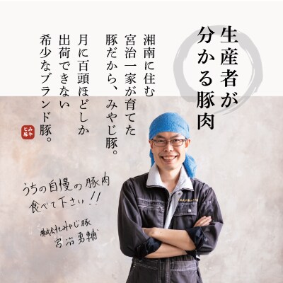 ブランド豚『みやじ豚 しゃぶしゃぶ用 セット バラ・モモ(1.1kg)』しゃぶしゃぶ肉 すき焼き 鍋