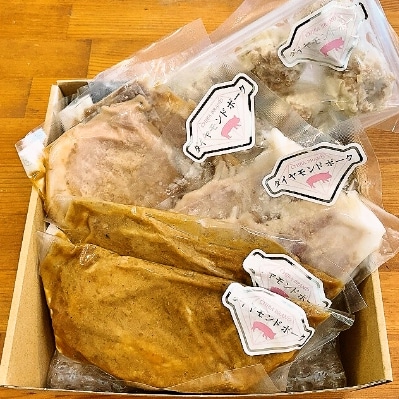 肉の旨味が際立つ!ダイヤモンドポークの麹漬け3種セット(3種類×各2枚)　弥勒寺焼売 付き