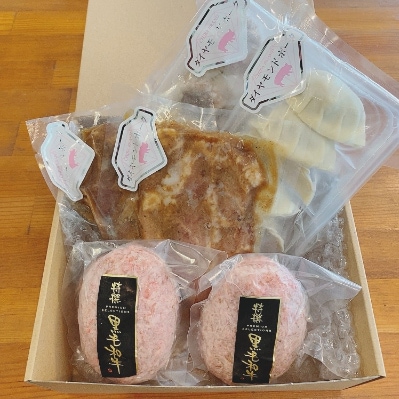 惣菜4種　肉の食卓バラエティーセット　肉の旨味溢れるダイヤモンドポークで簡単調理のお惣菜!　