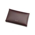 湘南工房 折革スリムカードケース_バーガンディ