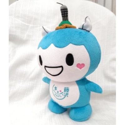 藤沢市公式マスコットキャラクター「ふじキュン」ぬいぐるみ20cm&絵本　2点セット