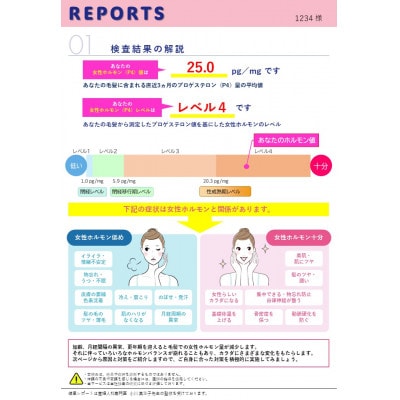 髪の毛で簡単セルフチェック!女性の健康や美容に関わる女性ホルモン量測定キット～Proges～