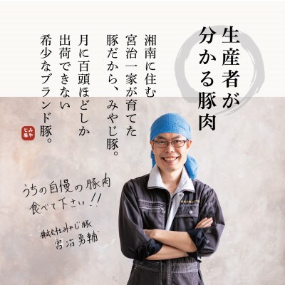 『湘南みやじ豚 ギフト券 9000円』 ロース バラ しゃぶしゃぶ とんかつ ソーセージ 生ハム