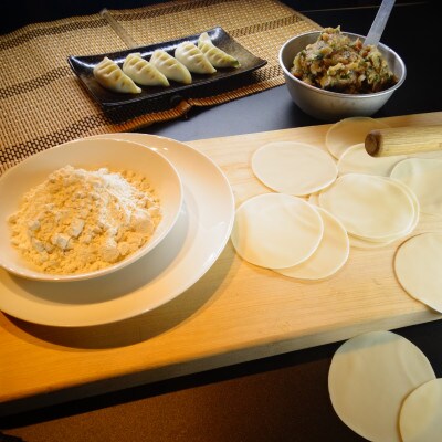 藤沢ブランド『みやじ豚』使用の肉汁飛び出し『みやじ豚の金ぎょうざ40個』(ニンニク入り特製ぎょうざ)