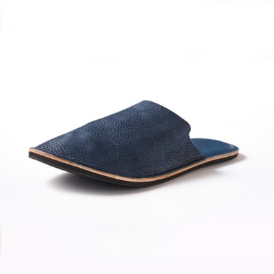 本革　ルームシューズ　L/indigo