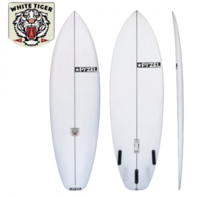 サーフボード 【WHITE TIGER　5 FIN FUTURES OR FCS2】PYZEL