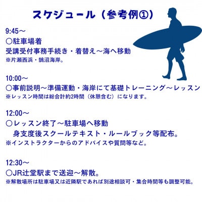 【湘南　江の島】サーフィンスクール初心者コース(少人数制)1名様