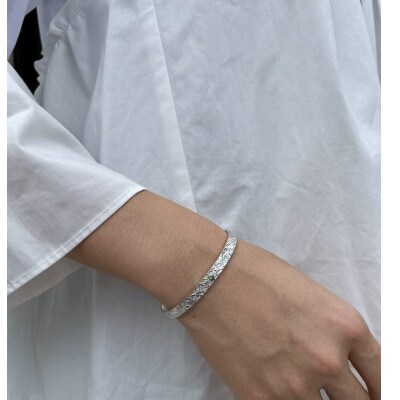 Moon Surface Bangle  レディースLサイズ