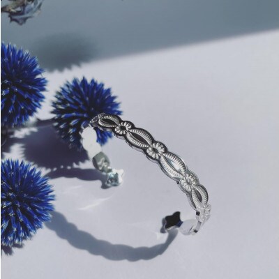 Flower & Leaf Bangle　レディースМサイズ