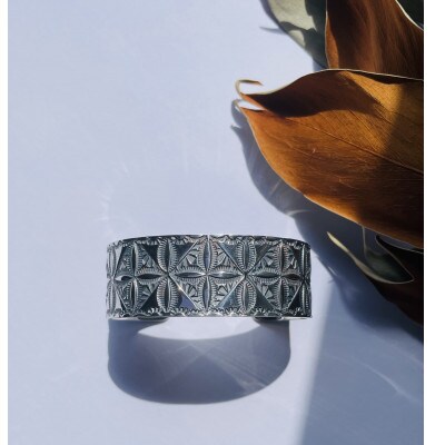 Hawaiian Quilt Bangle　Mサイズ