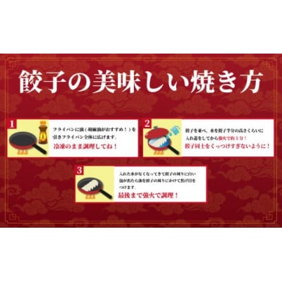 冷凍餃子(ぎょうざ)110個　冷凍便でお届けします。