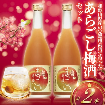 メルシャン藤沢工場　完熟梅で造った「完熟あらごし梅酒」2本セット