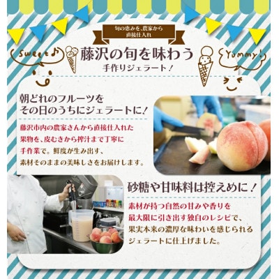 季節のおまかせ!手作りジェラート 4種類 120ml×12個セット