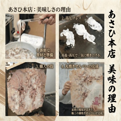 湘南江の島の大人気店!あさひ本店 たこせんべい・海老せんべい・青のせんべい お試しセット