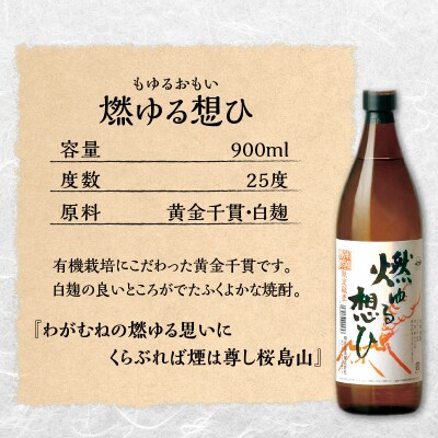  【相良酒造】鹿児島限定芋焼酎セット　K004-004
