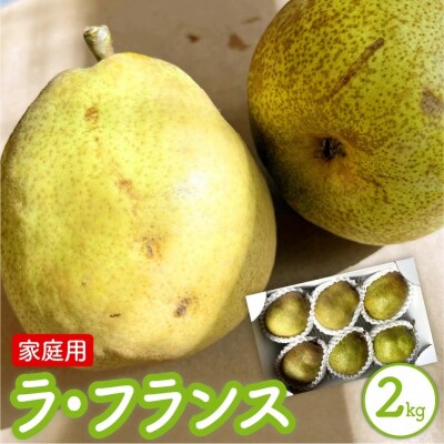 西洋梨(ラ・フランス)2kg　ご家庭用　0065-2605