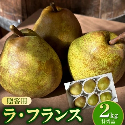 西洋梨(ラ・フランス)2kg　特秀品　0065-2606