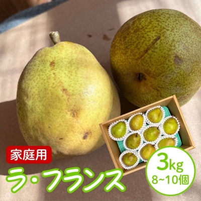 西洋梨(ラ・フランス)3kg　ご家庭用　0065-2607