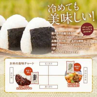 令和8年産【定期便6ヶ月】ななつぼし 精米 5kg(5kg×1袋)【11月発送】 nr-2200