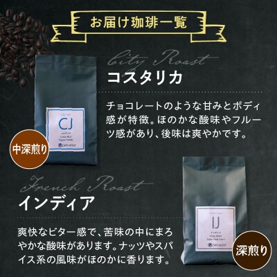 豆タイプ 上品な苦味を楽しむ 4種 珈琲 BOX セット 100g×4種 計400g