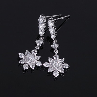 プラチナ ダイヤ0.8ct ブリリアントピアス  PNI-314AB PTNW