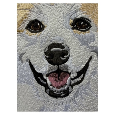 【完全オーダーメイド】ペットフォト刺繍アートパネル S6サイズ F8サイズ 木製額あり