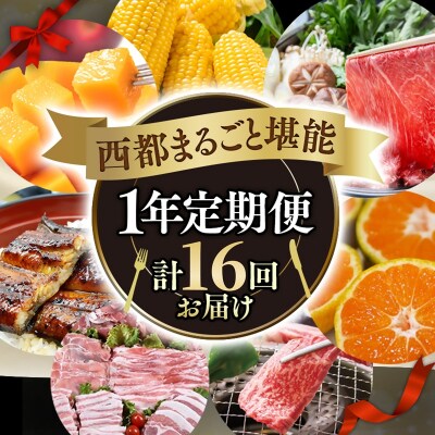 【季節の定期便】西都まるごと堪能セット(令和9年12ヶ月定期便)　プラチナコース[3321]