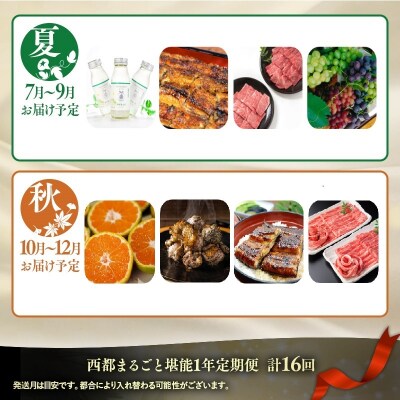 【季節の定期便】西都まるごと堪能セット(令和9年12ヶ月定期便)　プラチナコース[3321]