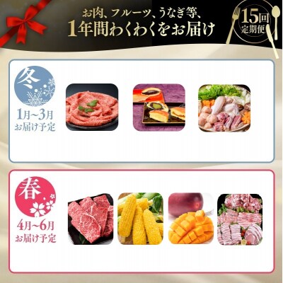 【季節の定期便】西都まるごと堪能セット(令和9年12ヶ月定期便)　シルバーコース[3320]